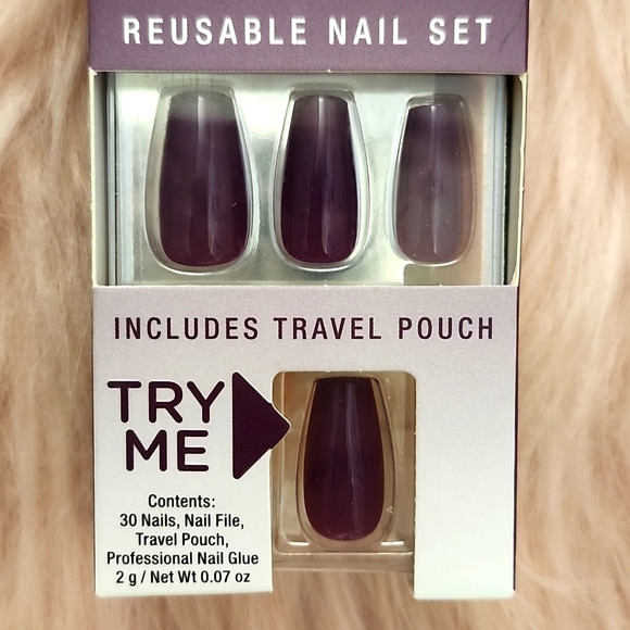 Brand New SALON PERFECT MANI-TO-GO REUSABLE FALSE NAILS-M - Picture 3 of 4